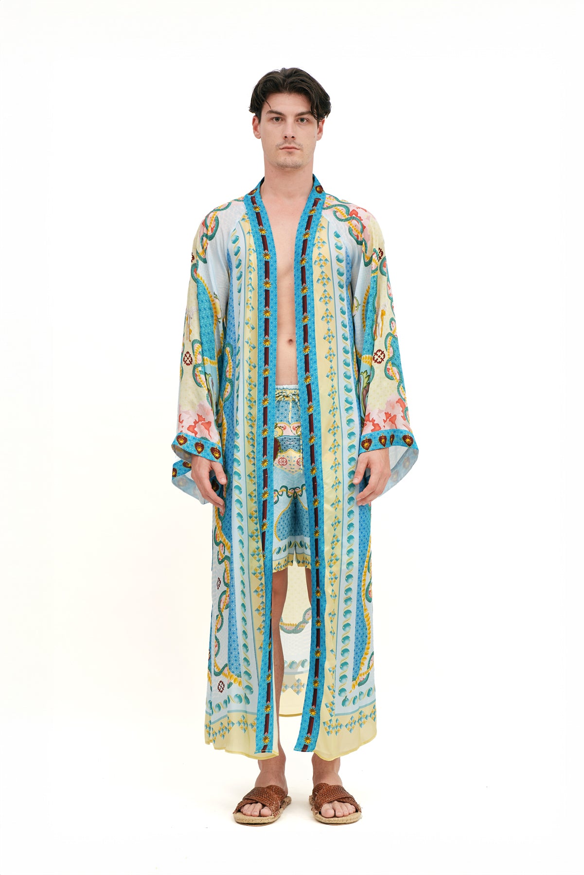 LONG KIMONO COVER-UP