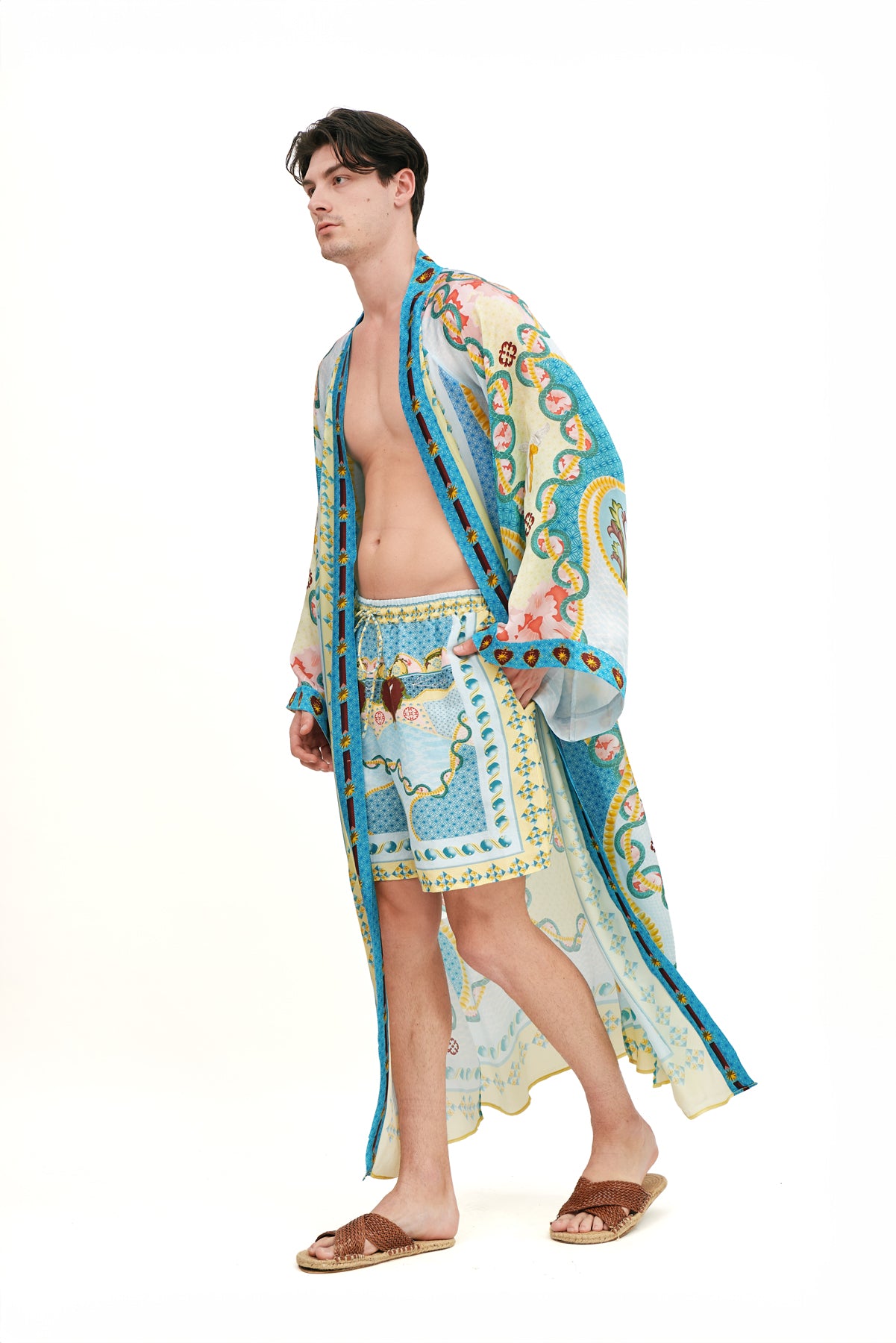 LONG KIMONO COVER-UP