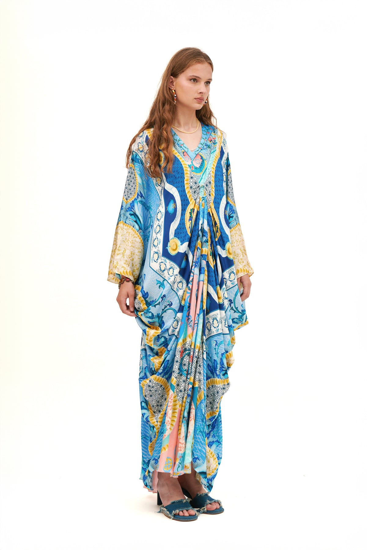 DRAPED KAFTAN