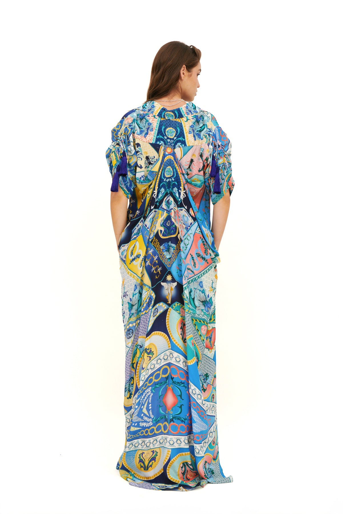 CHEMISIER WITH DRAPED BACK