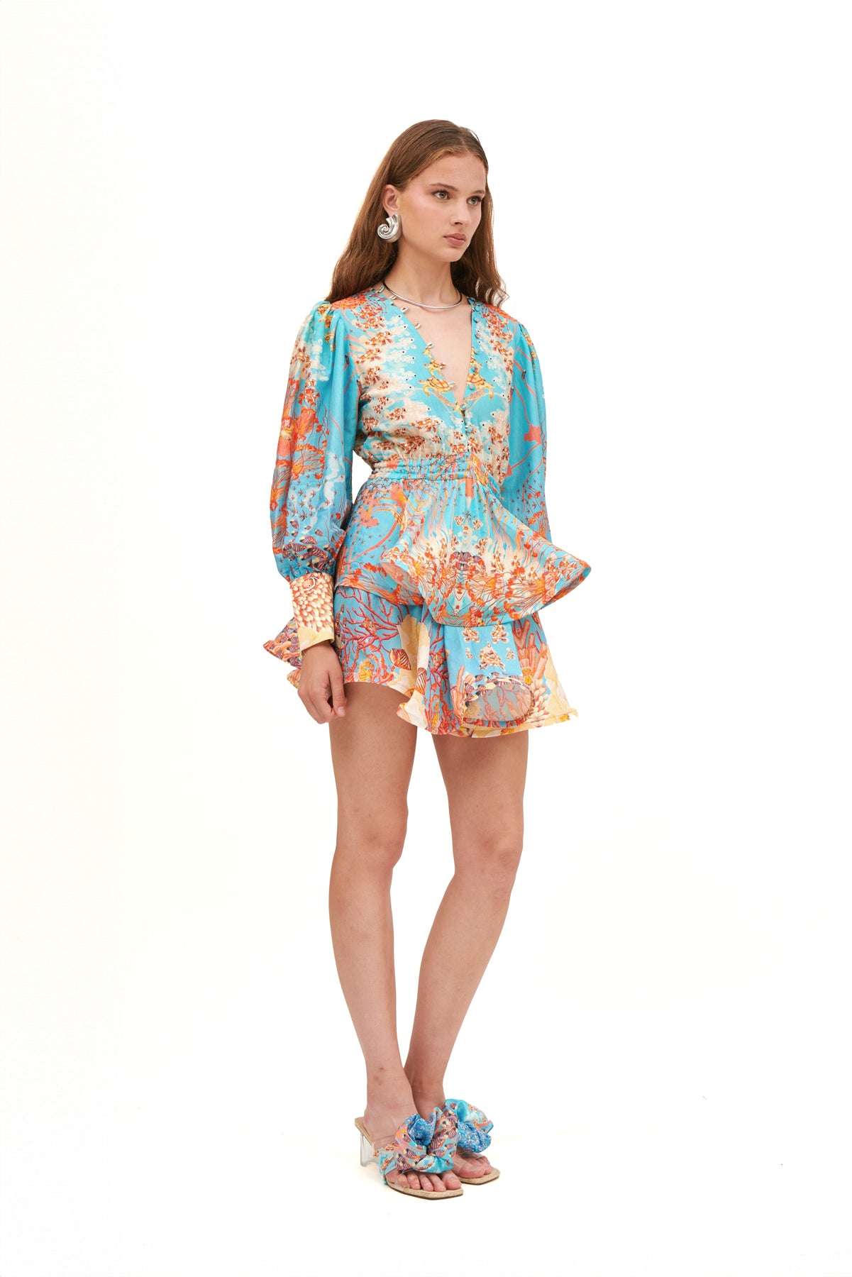 Aria mini dress with a flattering fit and playful design, perfect for casual outings or special occasions.