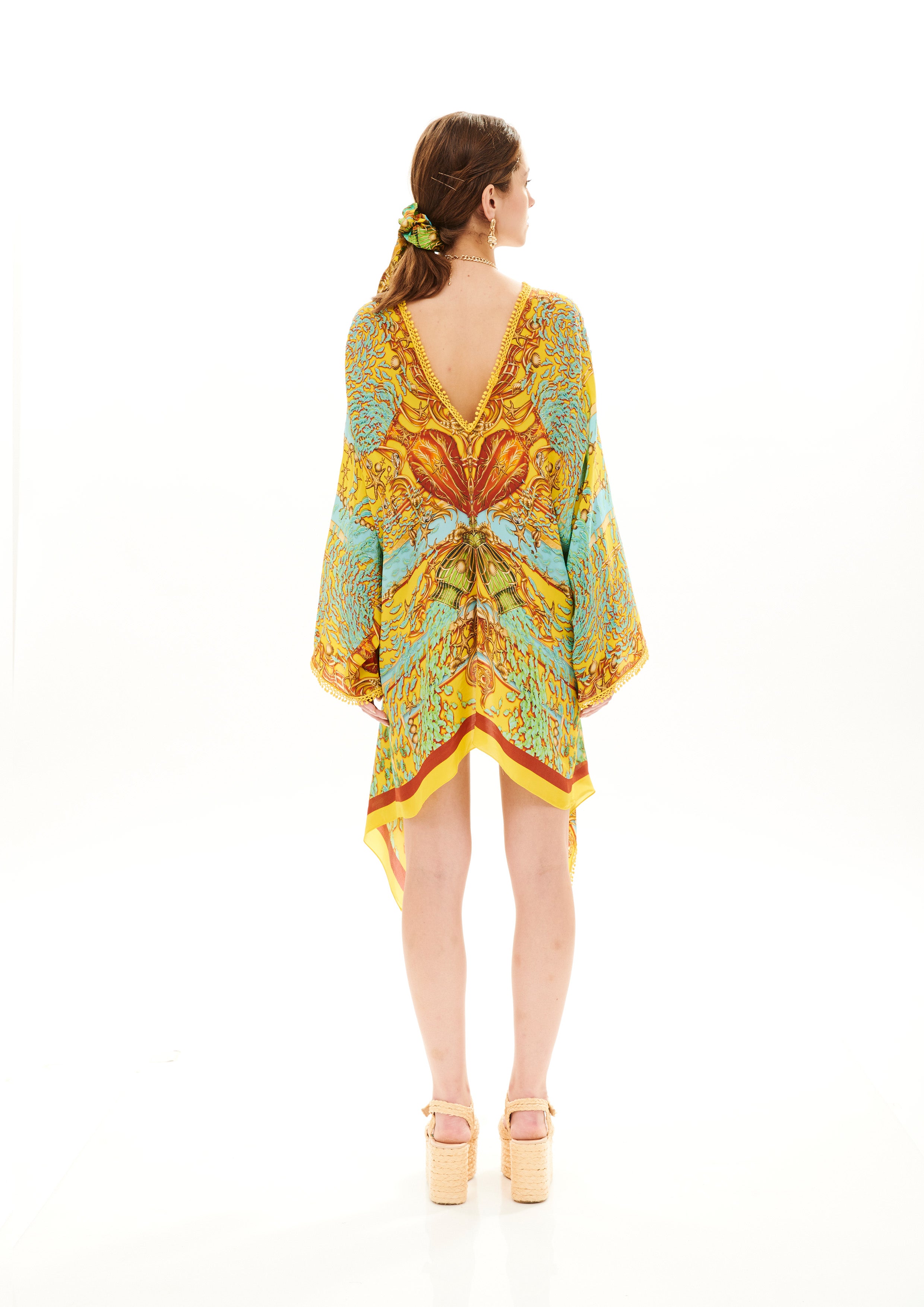 KIMONO CUT MINI KAFTAN