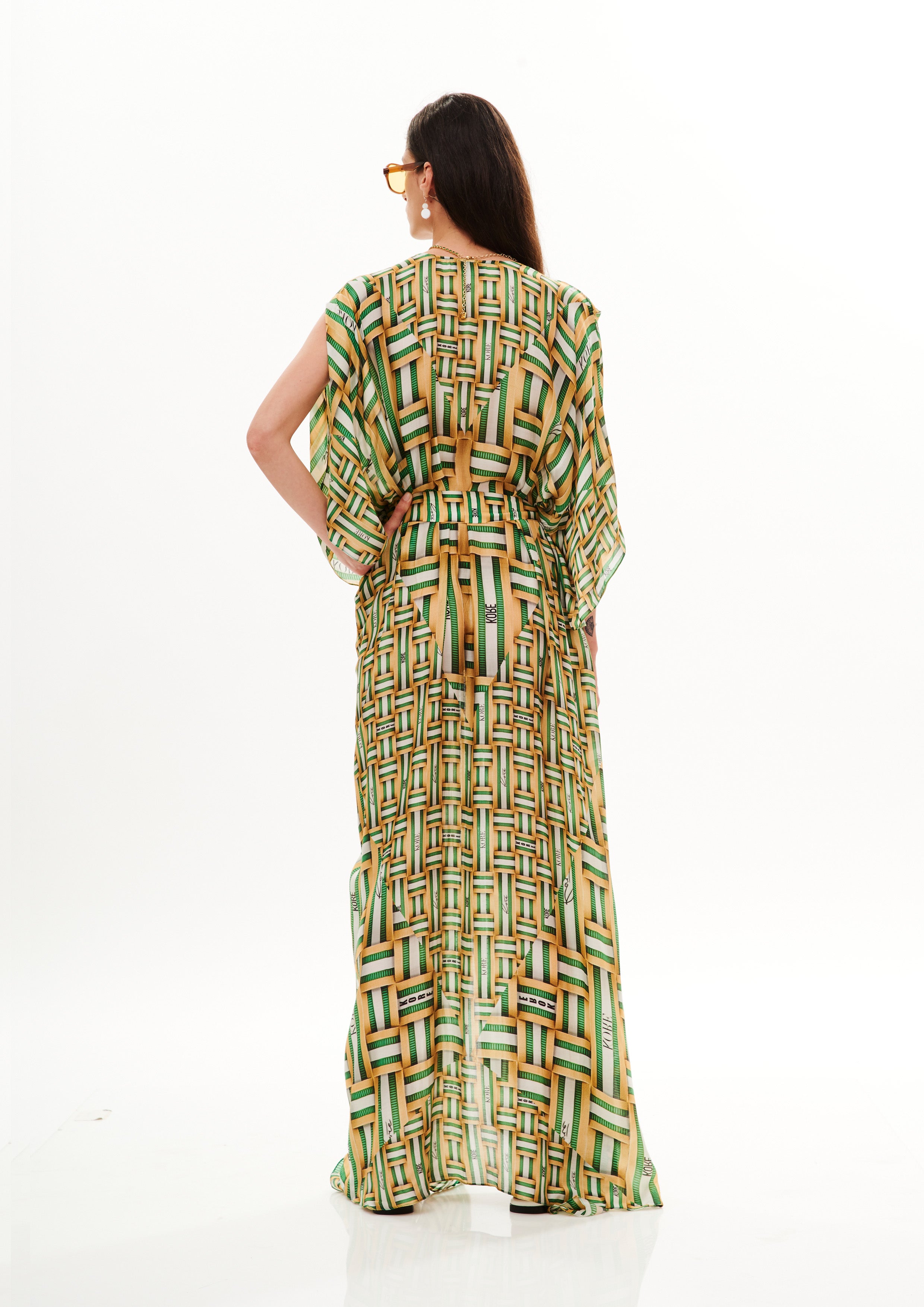 Volume Cover-Up Monogram Breeze Garden in fine silk