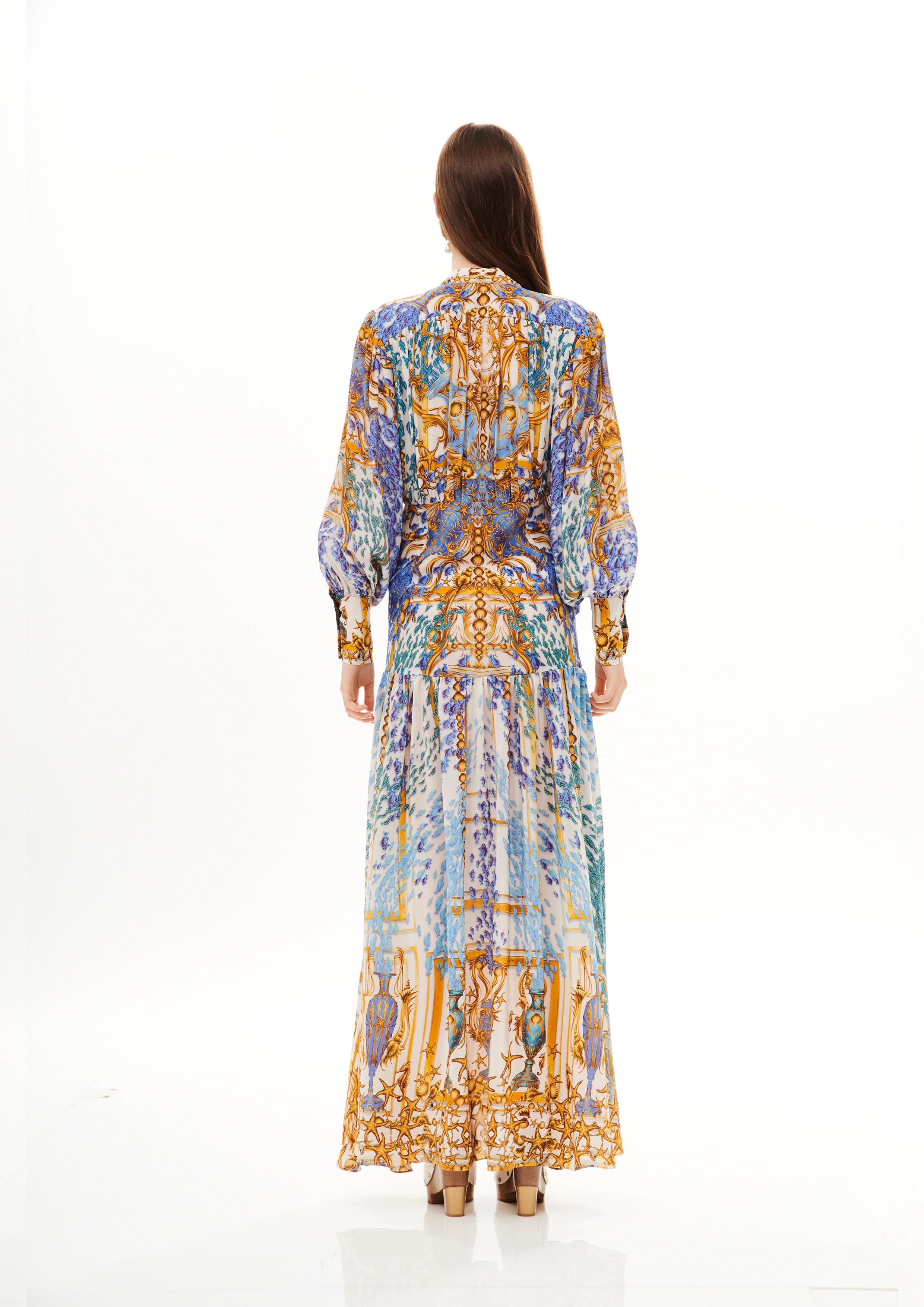 Rich Puff Chemisier Poseidon Dream Day in natural crepe