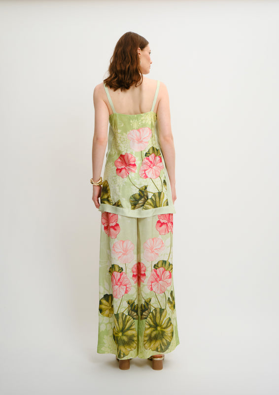 Summer Breeze Camisole Jardin Du Jour in Elegant Twill