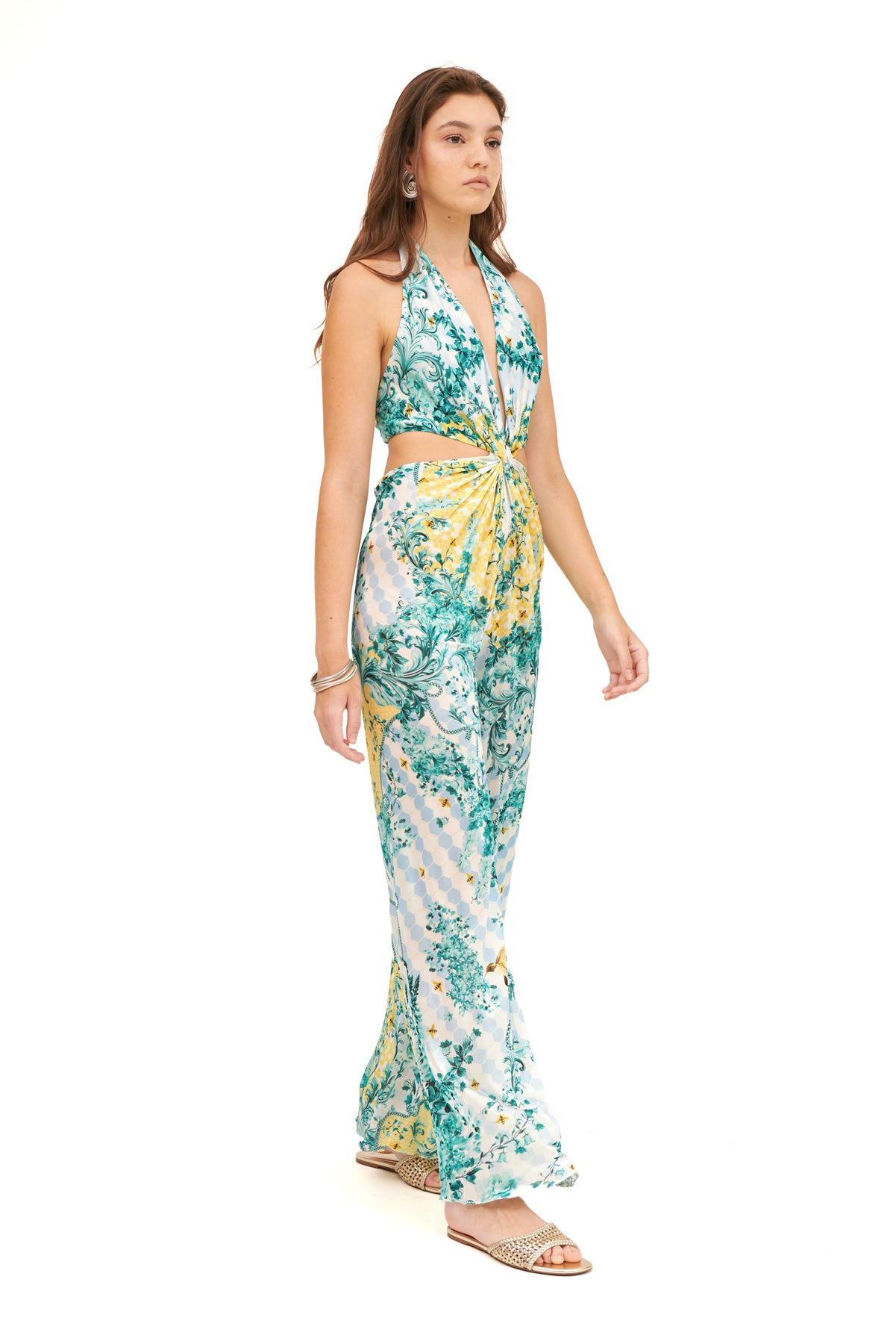 TWO PANELS WRAPAROUND JUMPSUIT