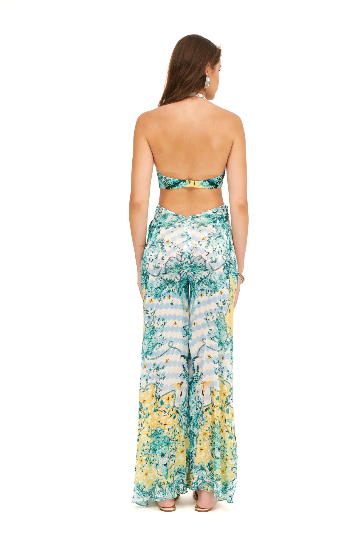 TWO PANELS WRAPAROUND JUMPSUIT