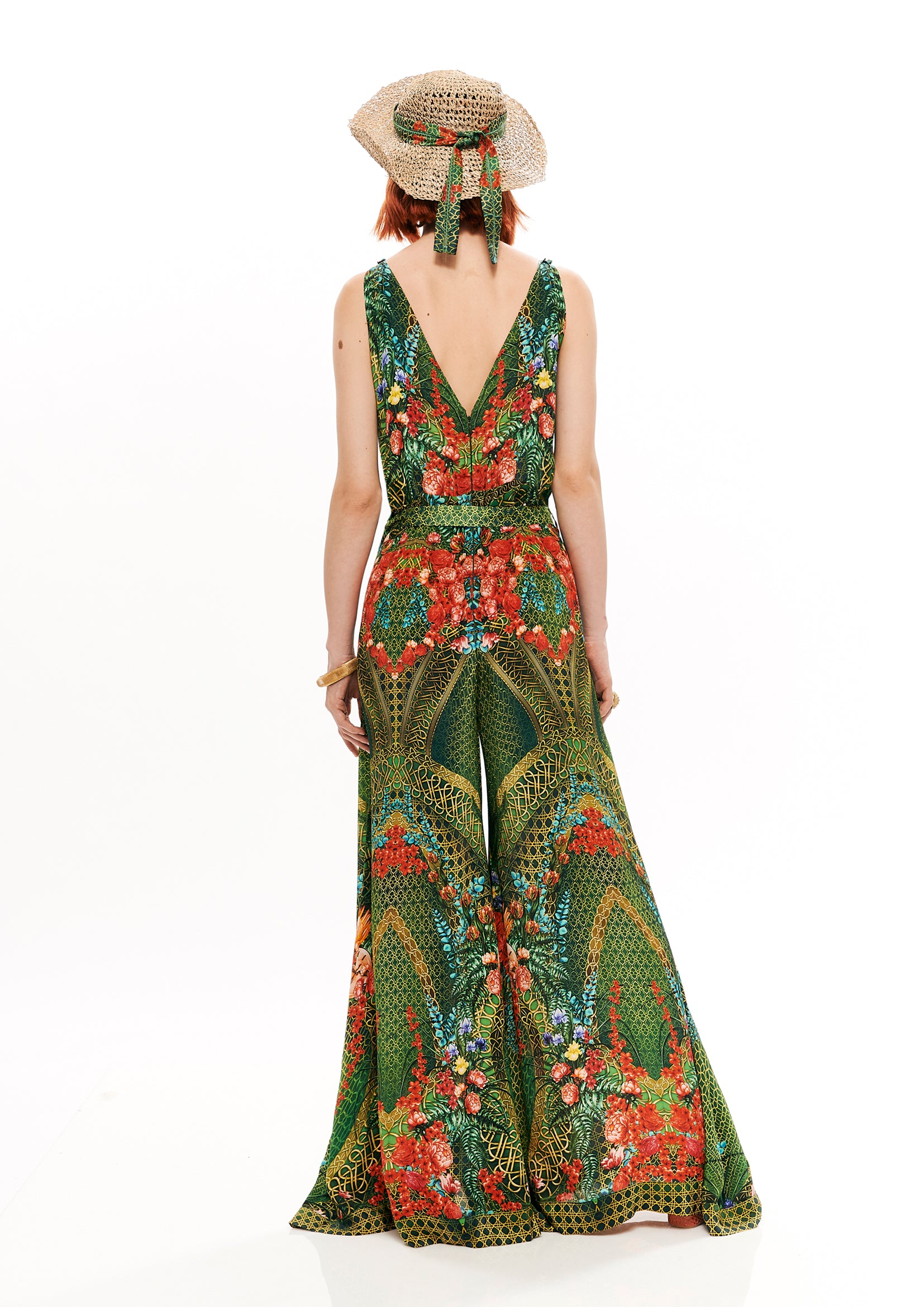 LACING LONG JUMPSUIT - korecollections