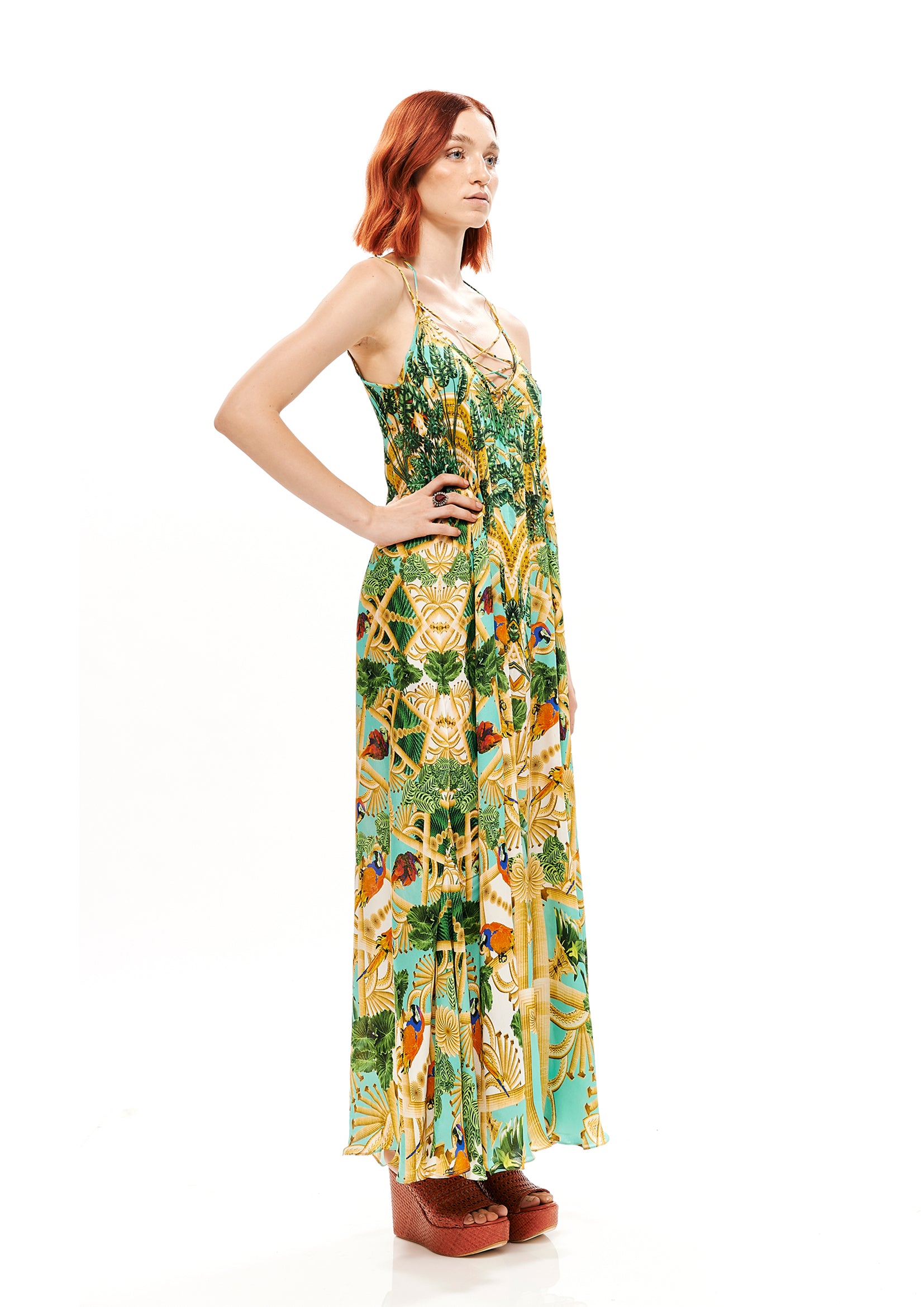 A-SHAPE LONG DRESS - korecollections
