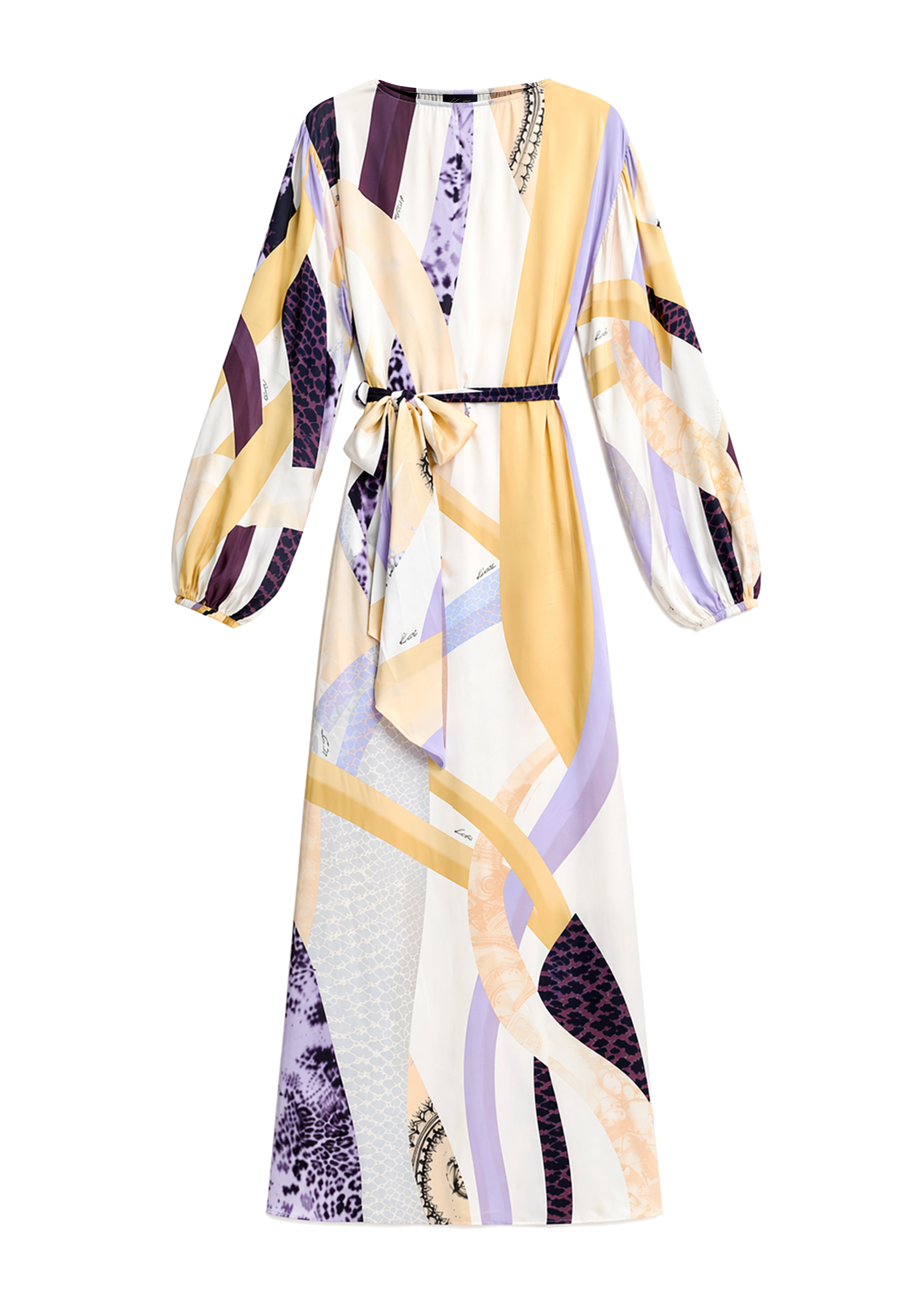 BOAT NECK LONG SLEEVES KAFTAN