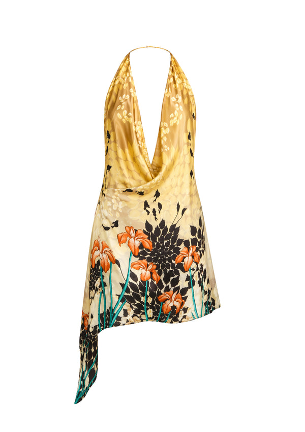 BOHEMIA HALTER MINI DRESS