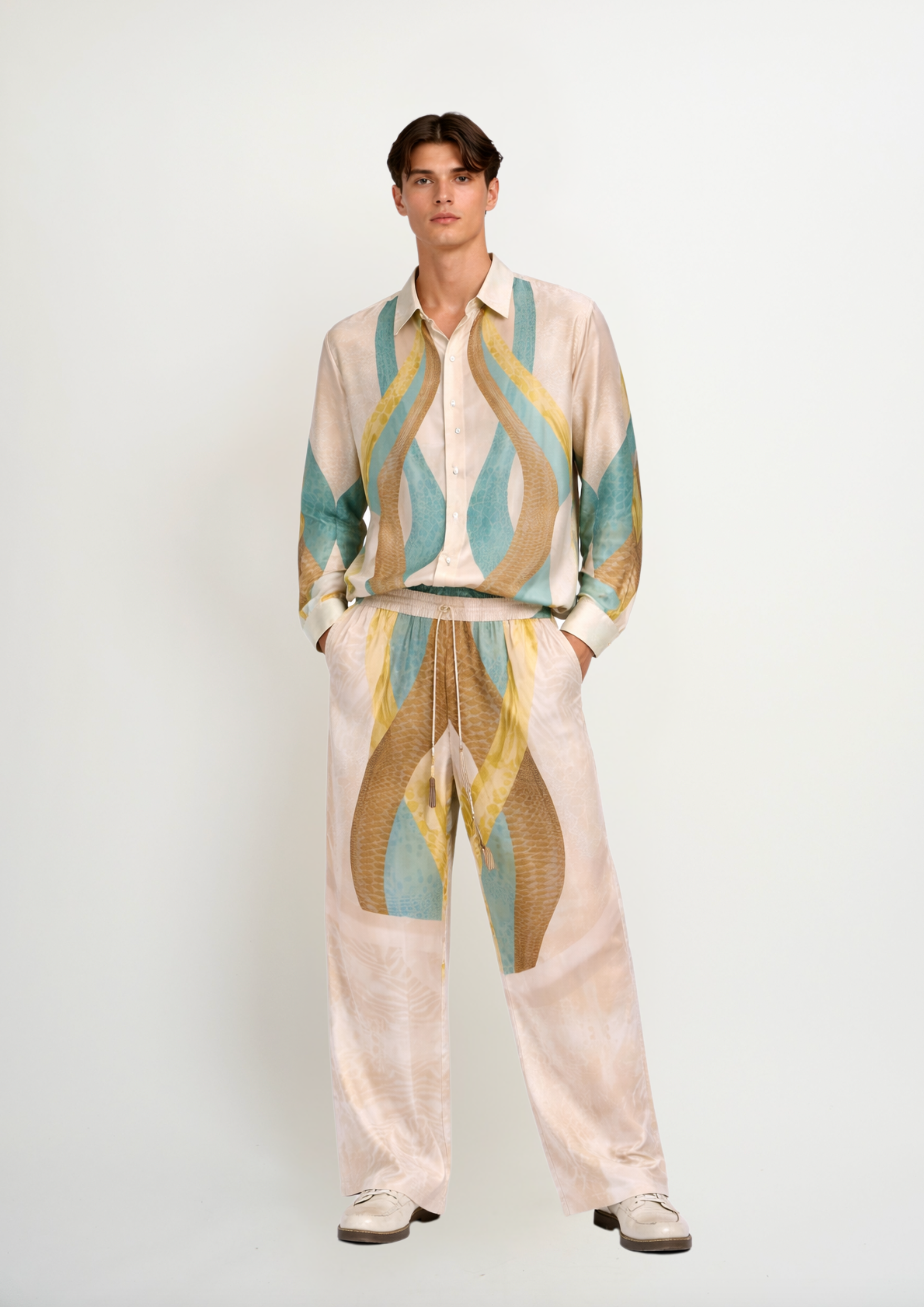 Men’s Relaxed Pants Sahara Giorno for Elevated Summer Wear