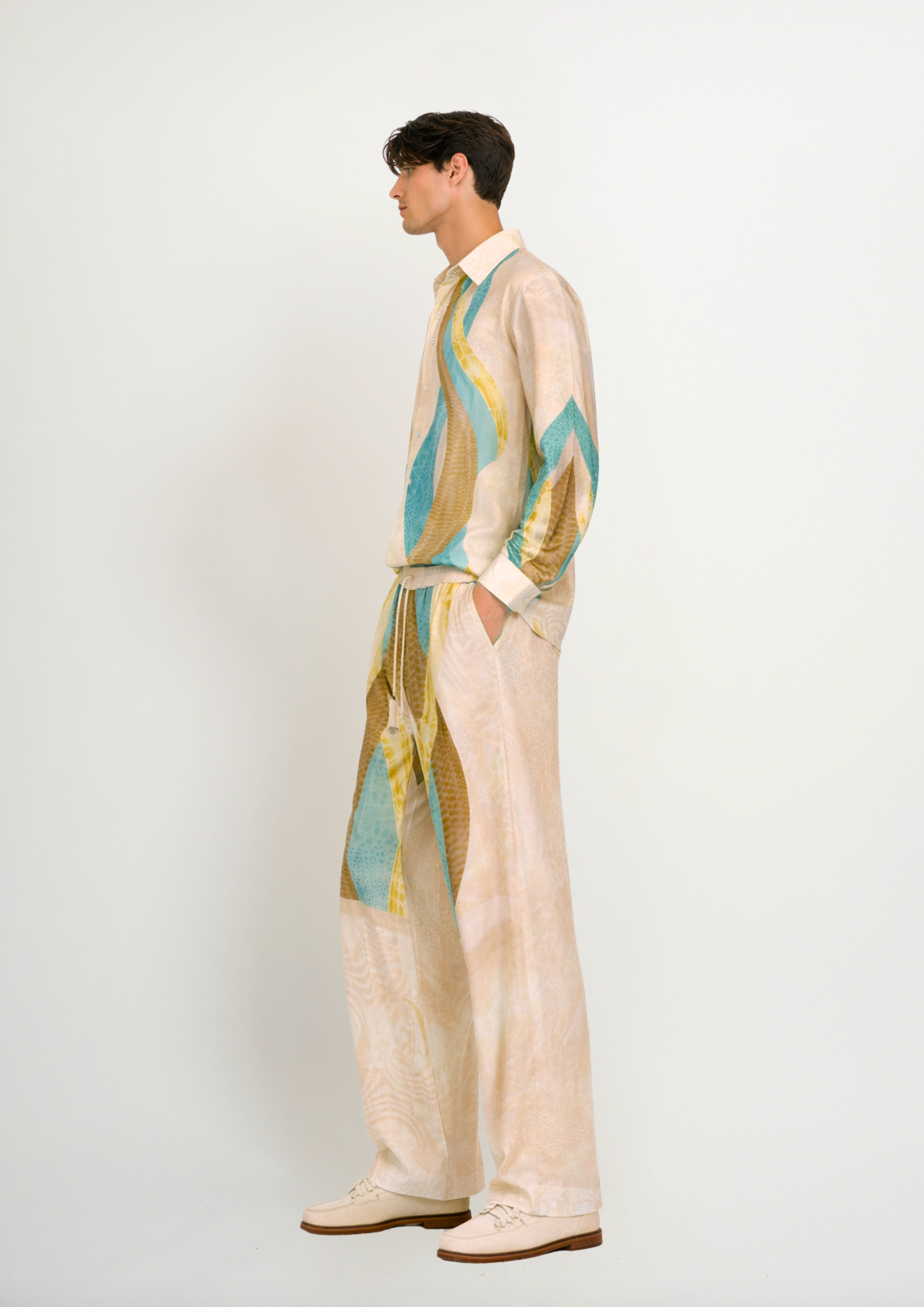 Men’s Relaxed Pants Sahara Giorno for Elevated Summer Wear