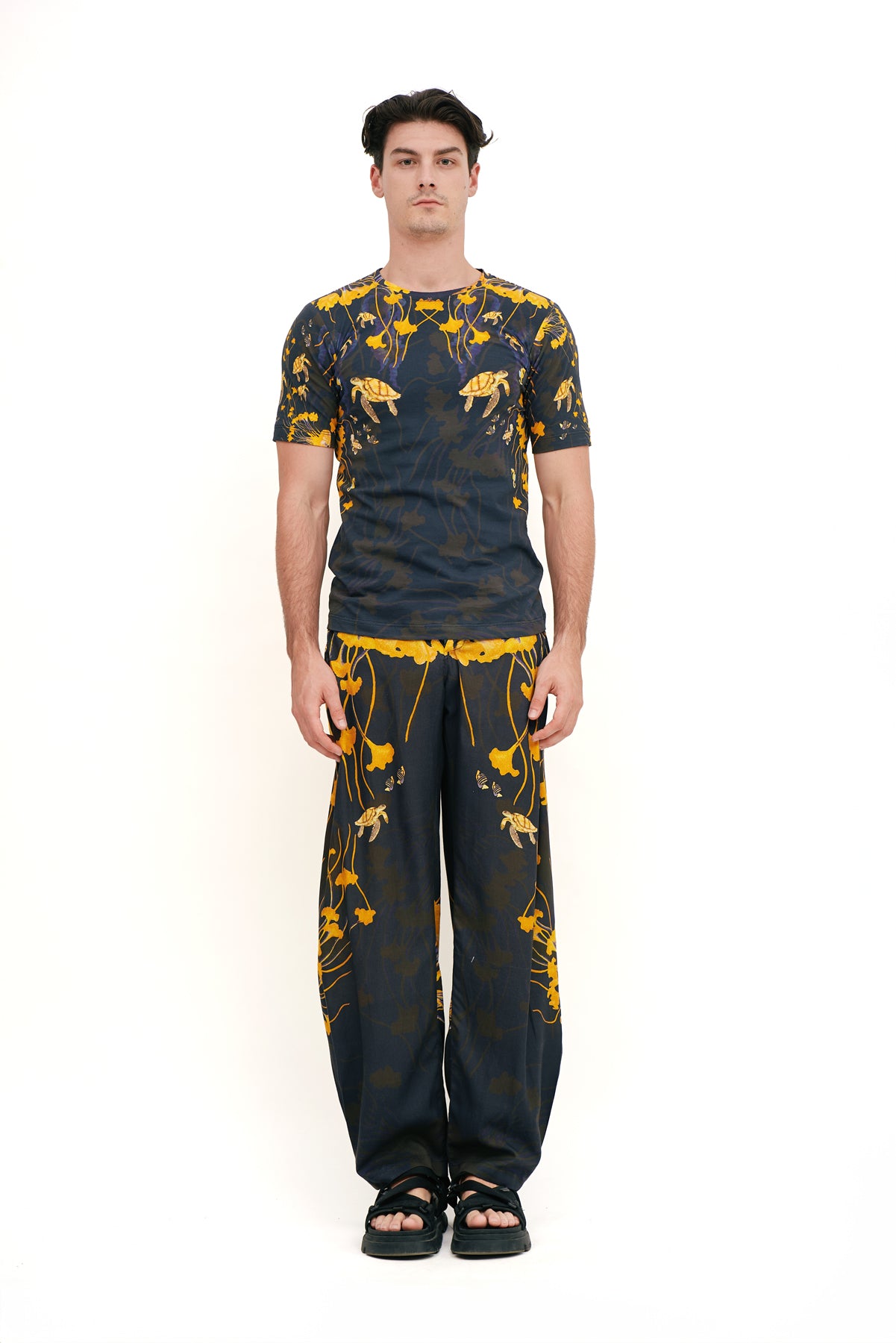 LOUNGE PANTS WITH HEEL CUFFS