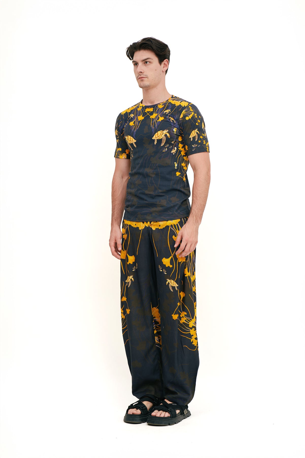 LOUNGE PANTS WITH HEEL CUFFS