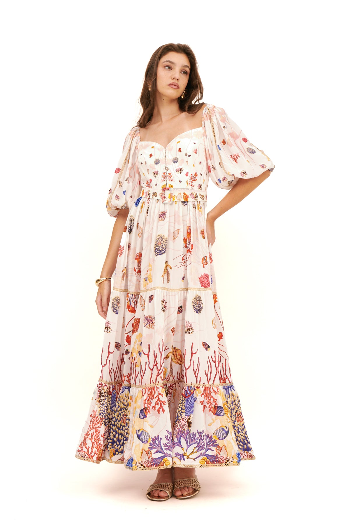 SWEETHEART CURL LAYER GOWN