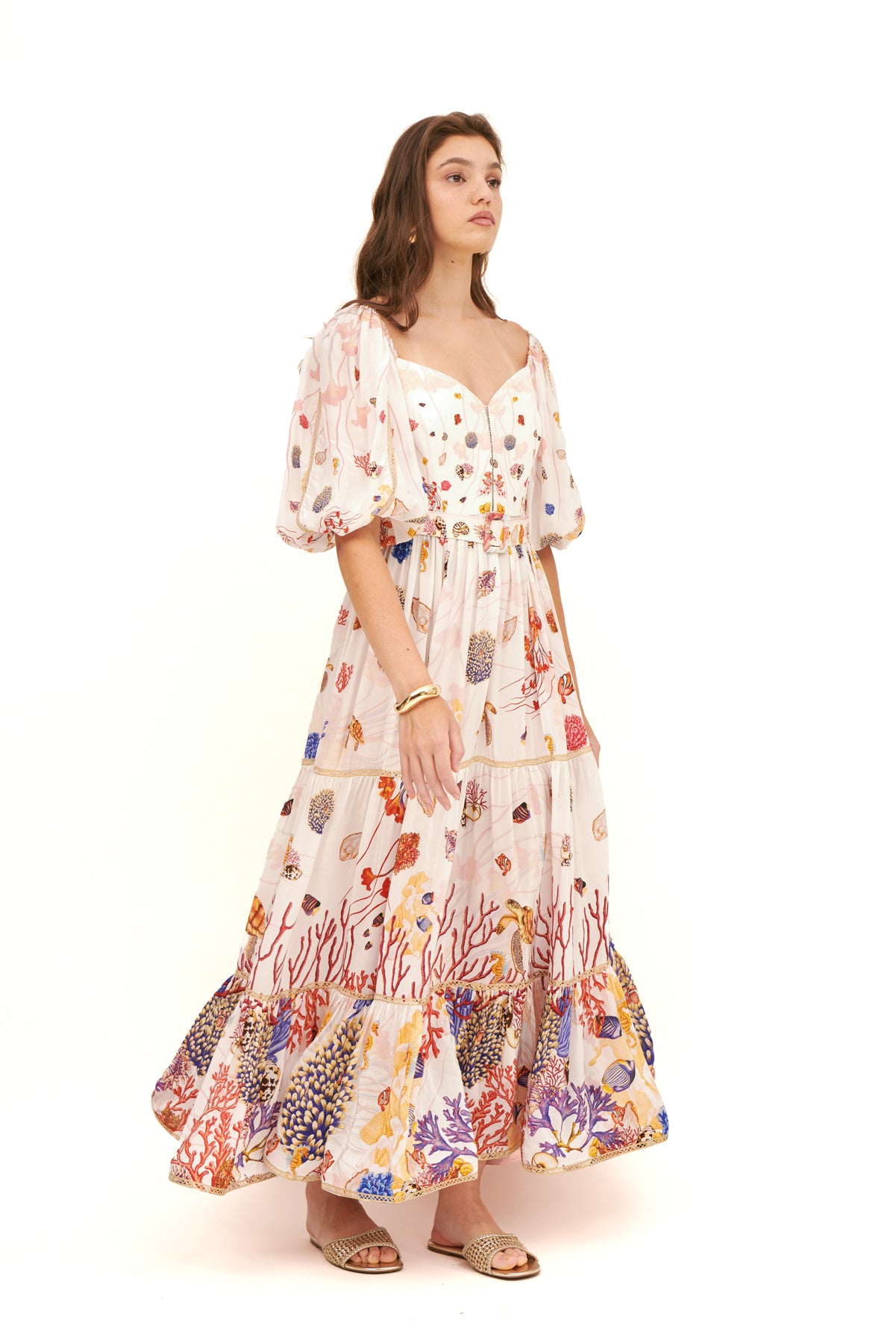 SWEETHEART CURL LAYER GOWN