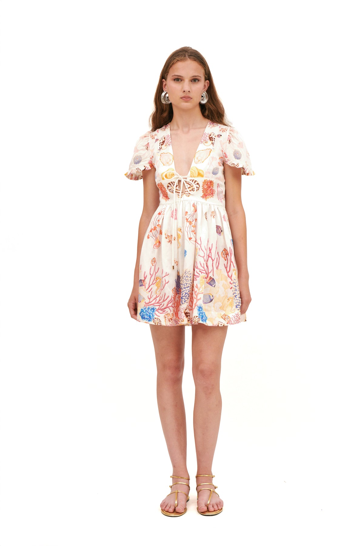 MINI DRESS WITH BOW DETAIL