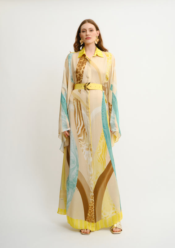 ROSA MAXI SHIRT DRESS