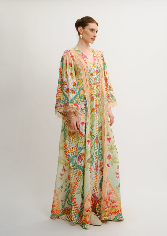 Endless Summer Cover Up Blooming Day in Crepe & Chantilly Lace
