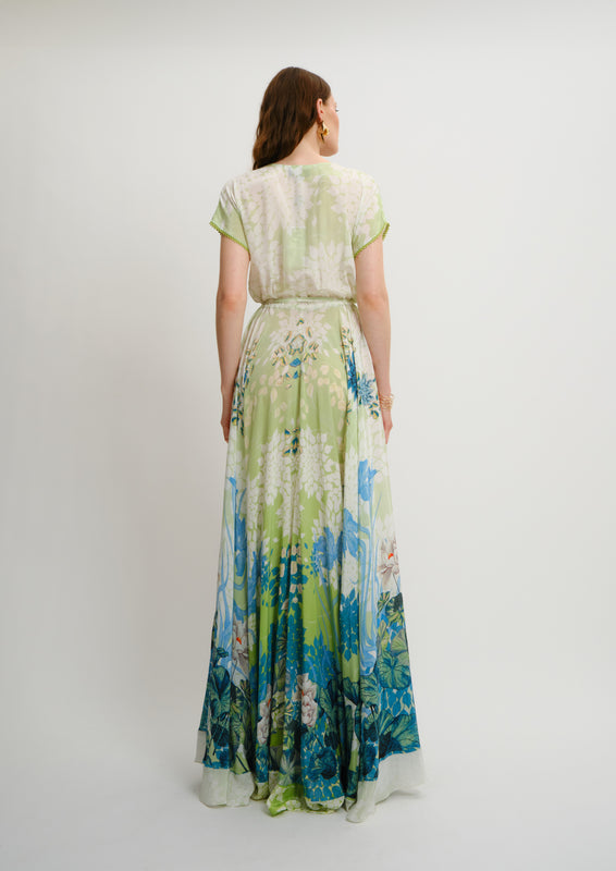 VIOLA MAXI DRESS WITH SLEEVES