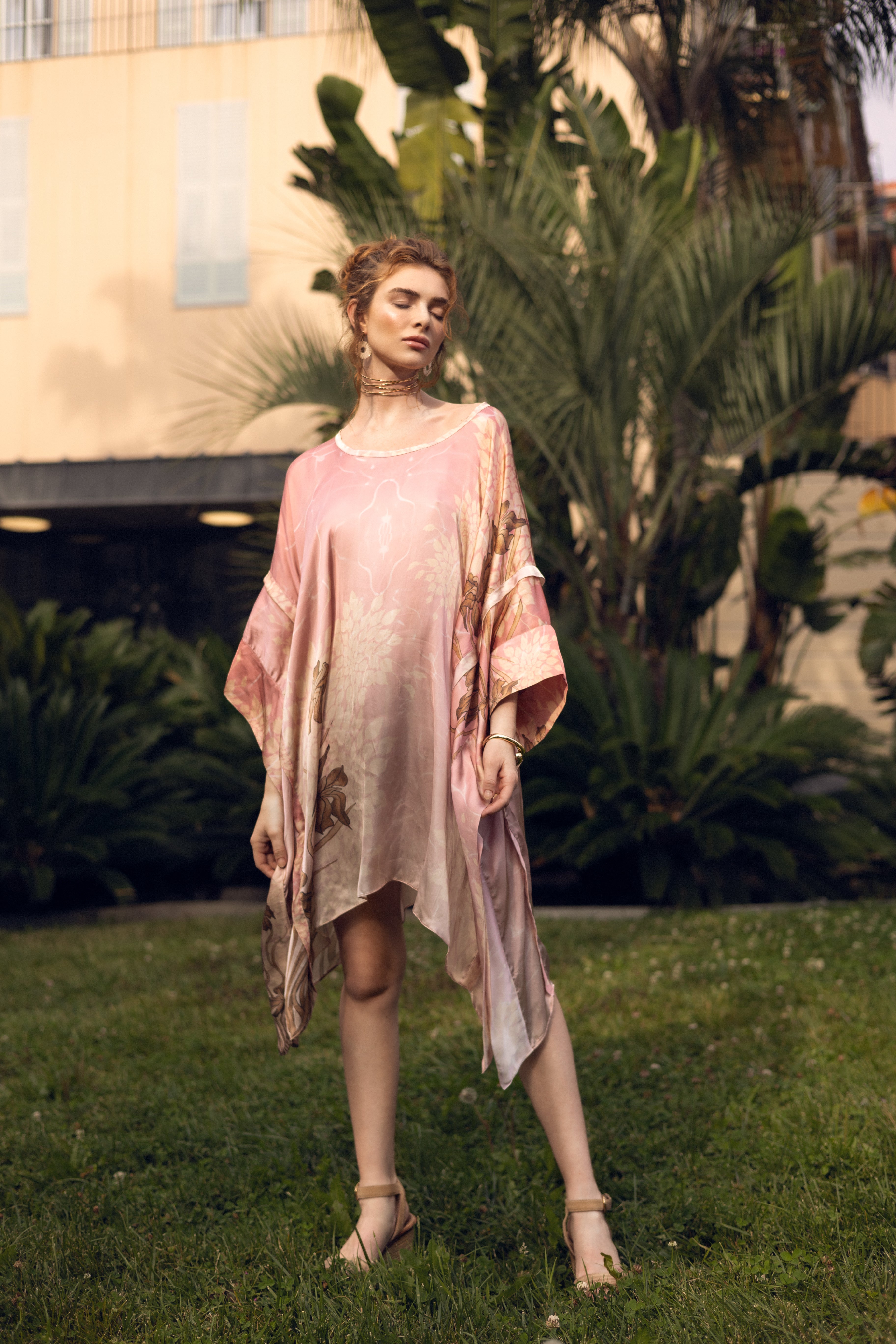 YOLKA SQUARE MINI KAFTAN
