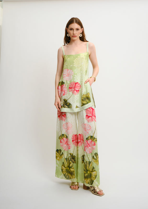 Summer Breeze Camisole Jardin Du Jour in Elegant Twill
