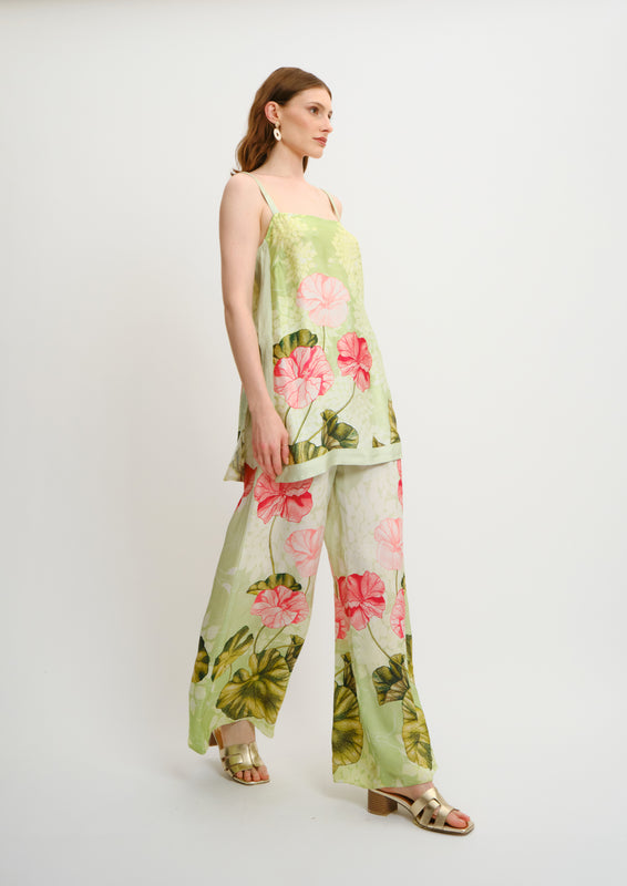 Summer Breeze Camisole Jardin Du Jour in Elegant Twill
