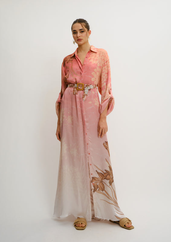 ROSA MAXI SHIRT DRESS