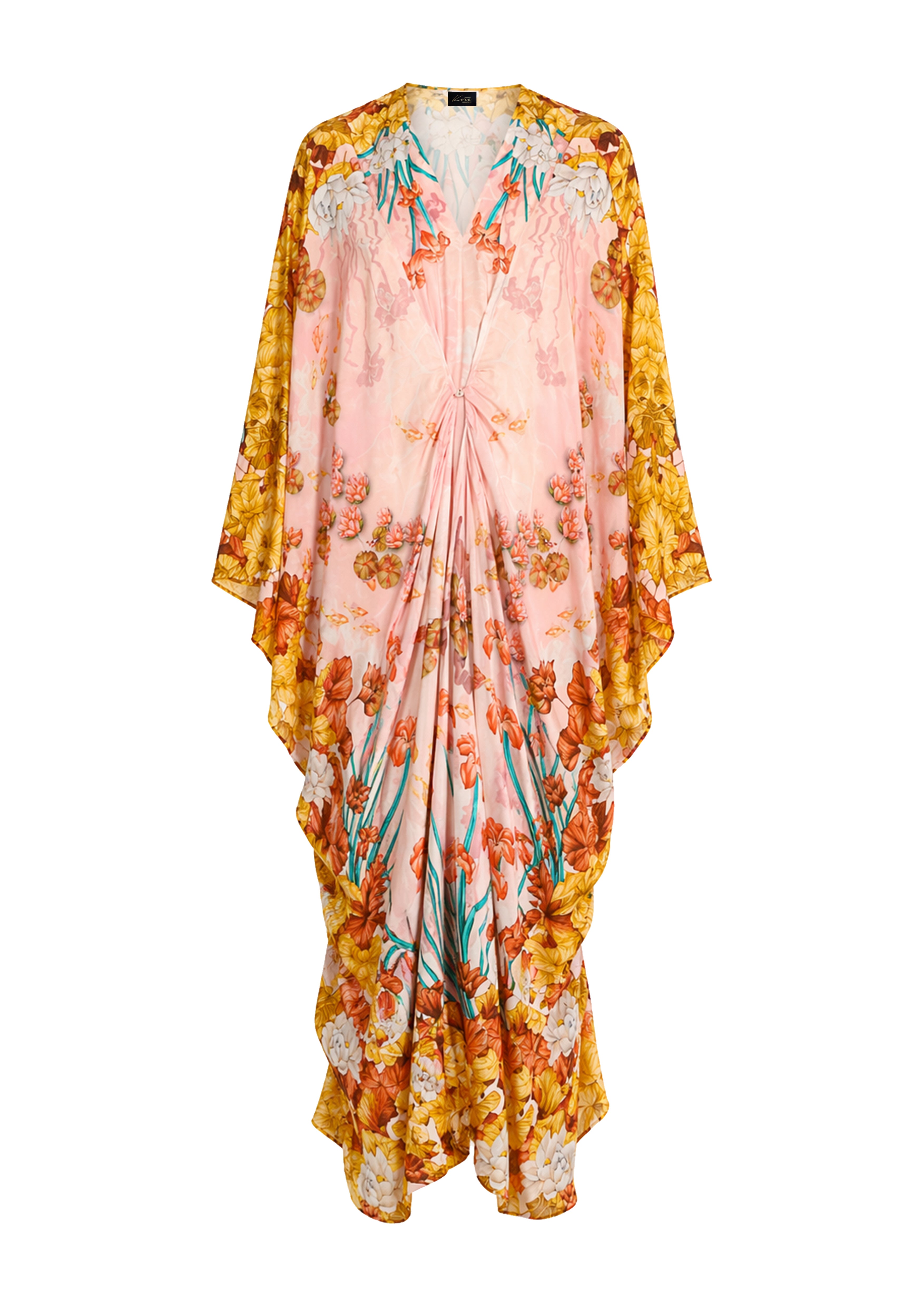 BUTTON UP DRAPED KAFTAN