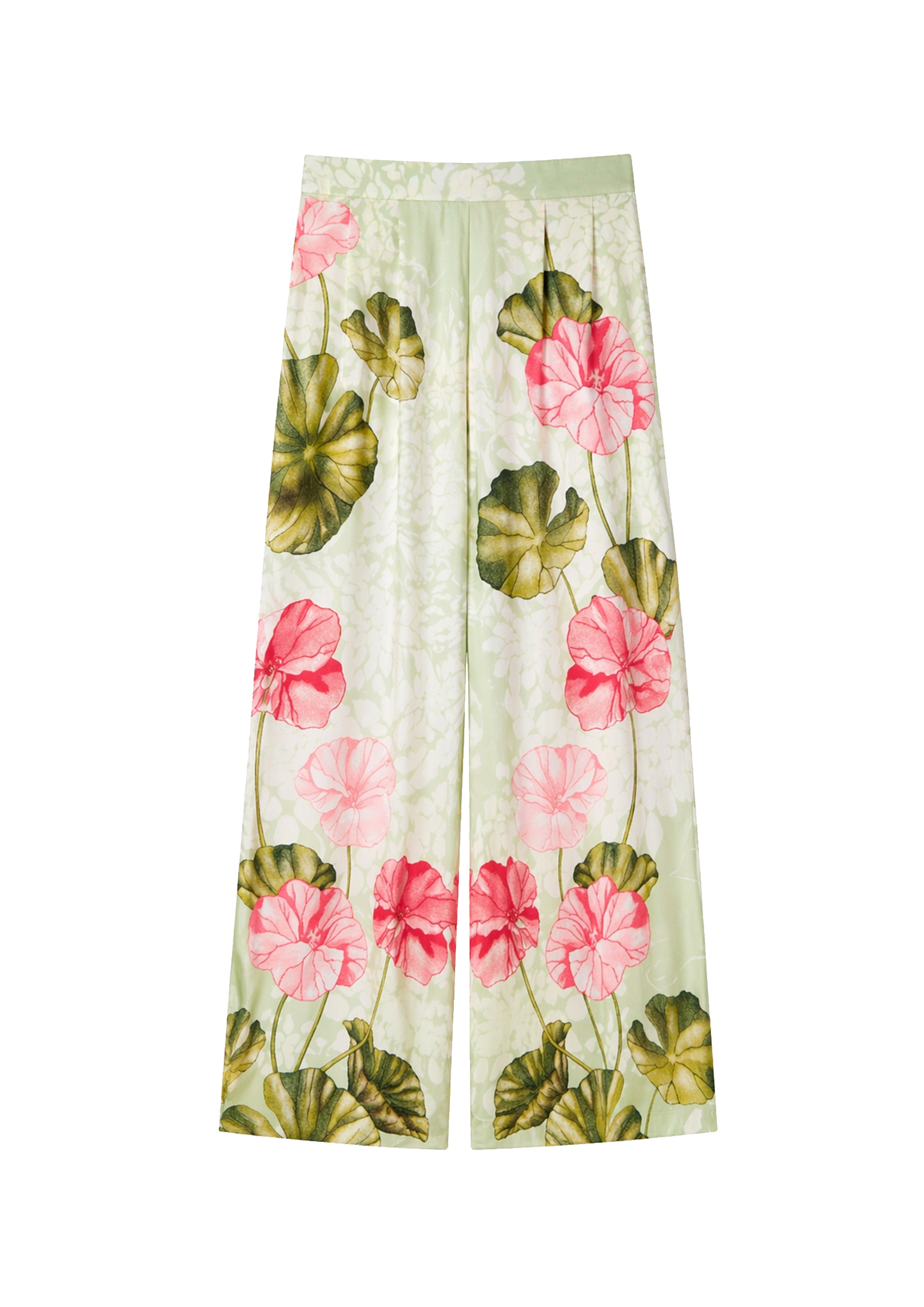 Lounge Trousers Jardin Du Jour in Elegant Twill
