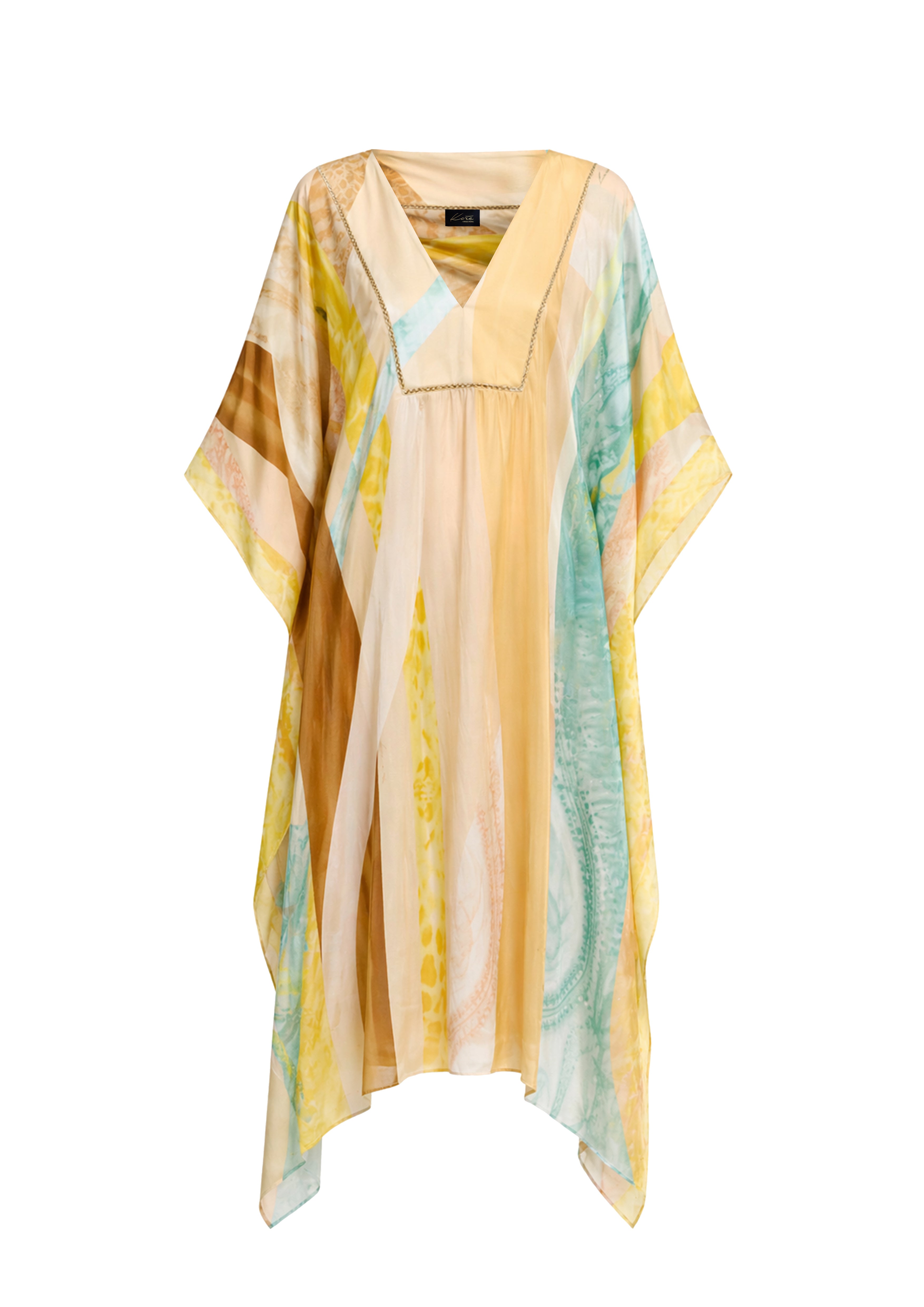 MINI KAFTAN WITH NECK DETAILS