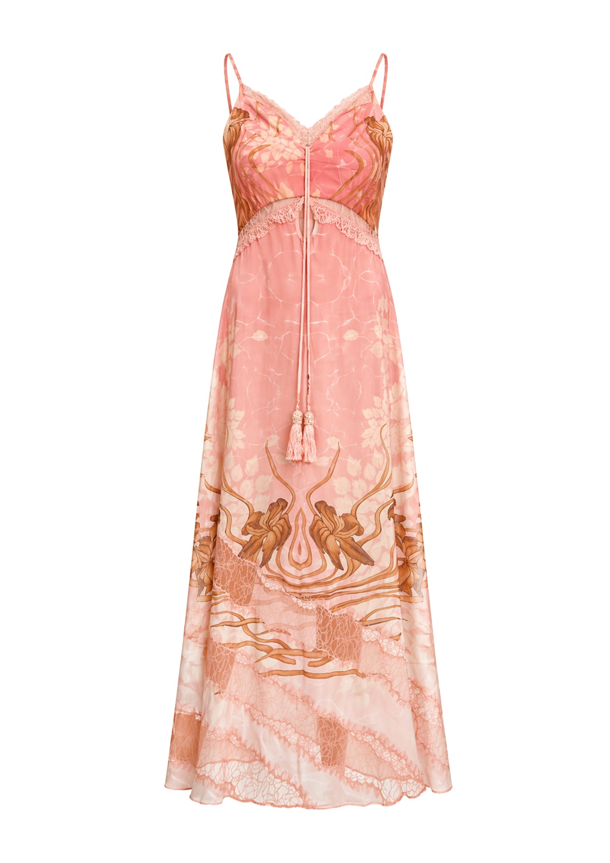 Koré Collections Jardin au Soleil Soleil Slip Dress styled for an elegant summer occasion.