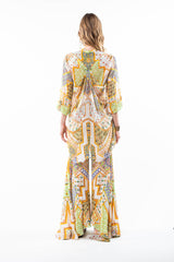 SHIRT WITH DRAPED BACK