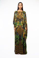 ASYMMETRICAL KAFTAN WITH CUFFS