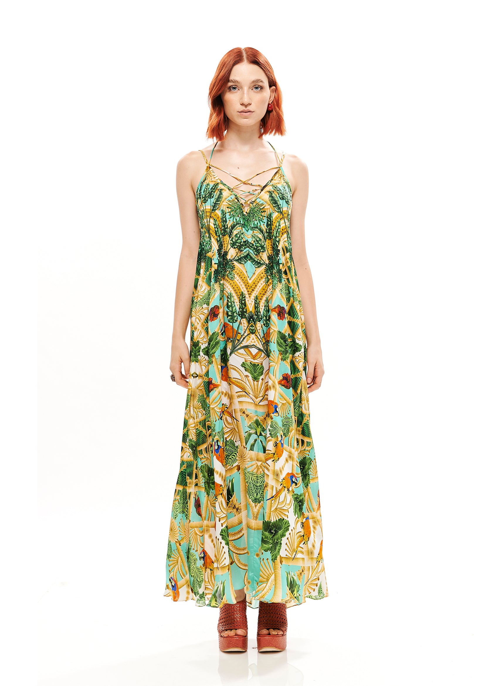 A-SHAPE LONG DRESS - korecollections