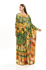 ASYMMETRICAL KAFTAN WITH CUFFS