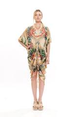 FRONT PLEAT CUT KAFTAN