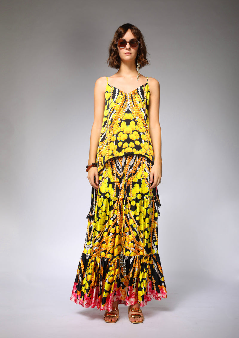 LONG SKIRT WITH RUFFLES - korecollections