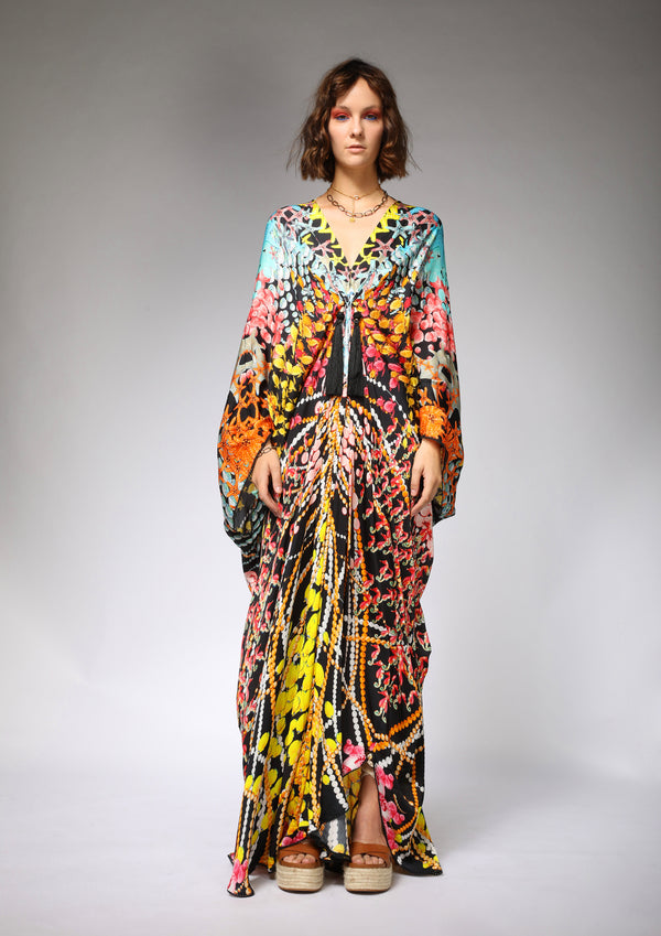 STELLA GATHERED KAFTAN - korecollections