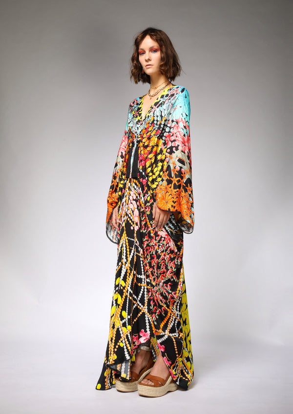 STELLA GATHERED KAFTAN - korecollections
