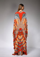 RUFFLED LONG KAFTAN - korecollections